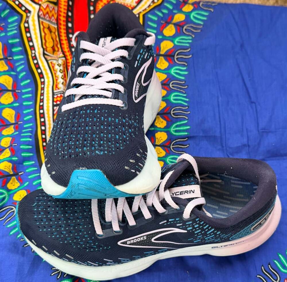 Brooks Glycerin 20 Women's Running Shoes Navy Lilac Blue